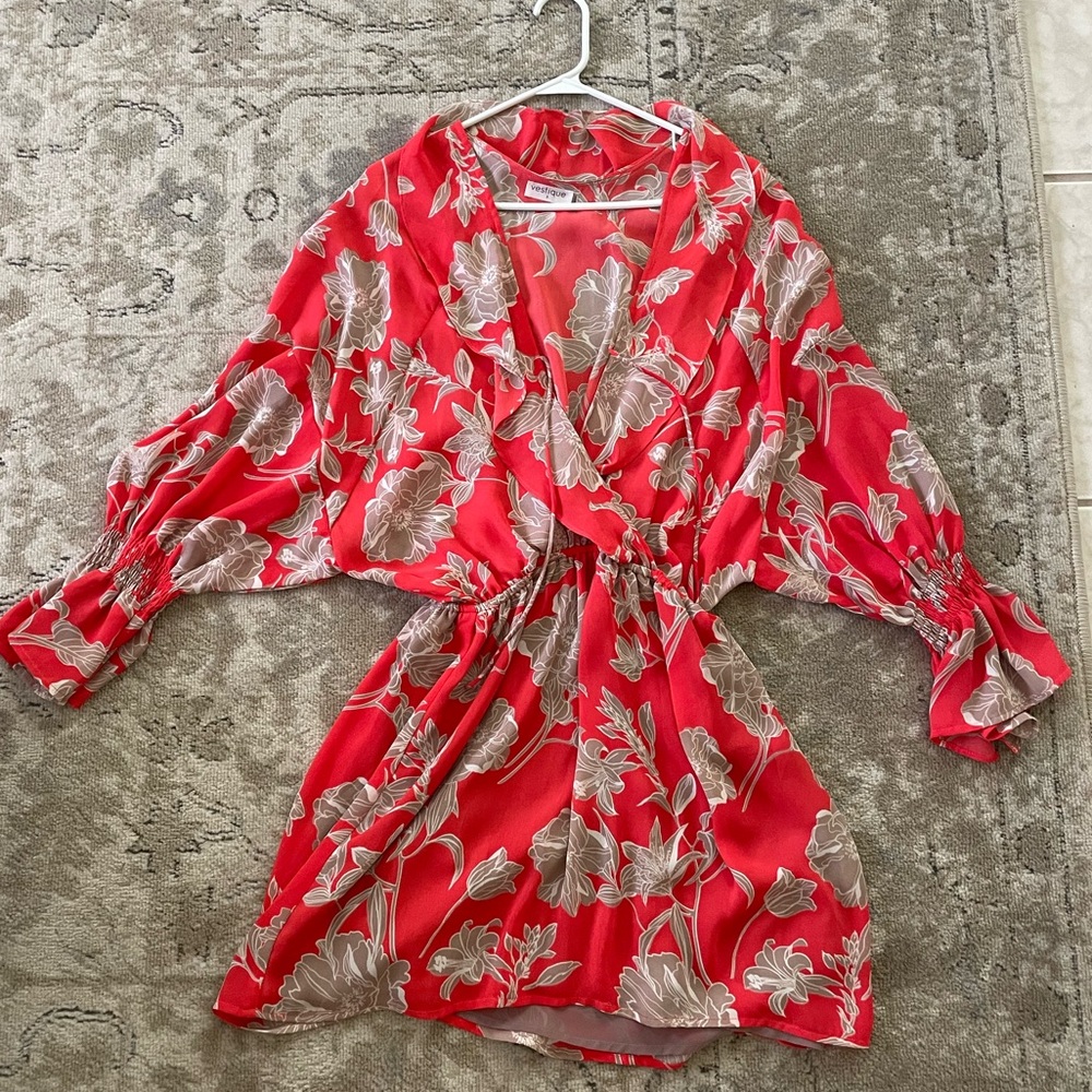 VESTIQUE FLORAL DRESS - SIZE S